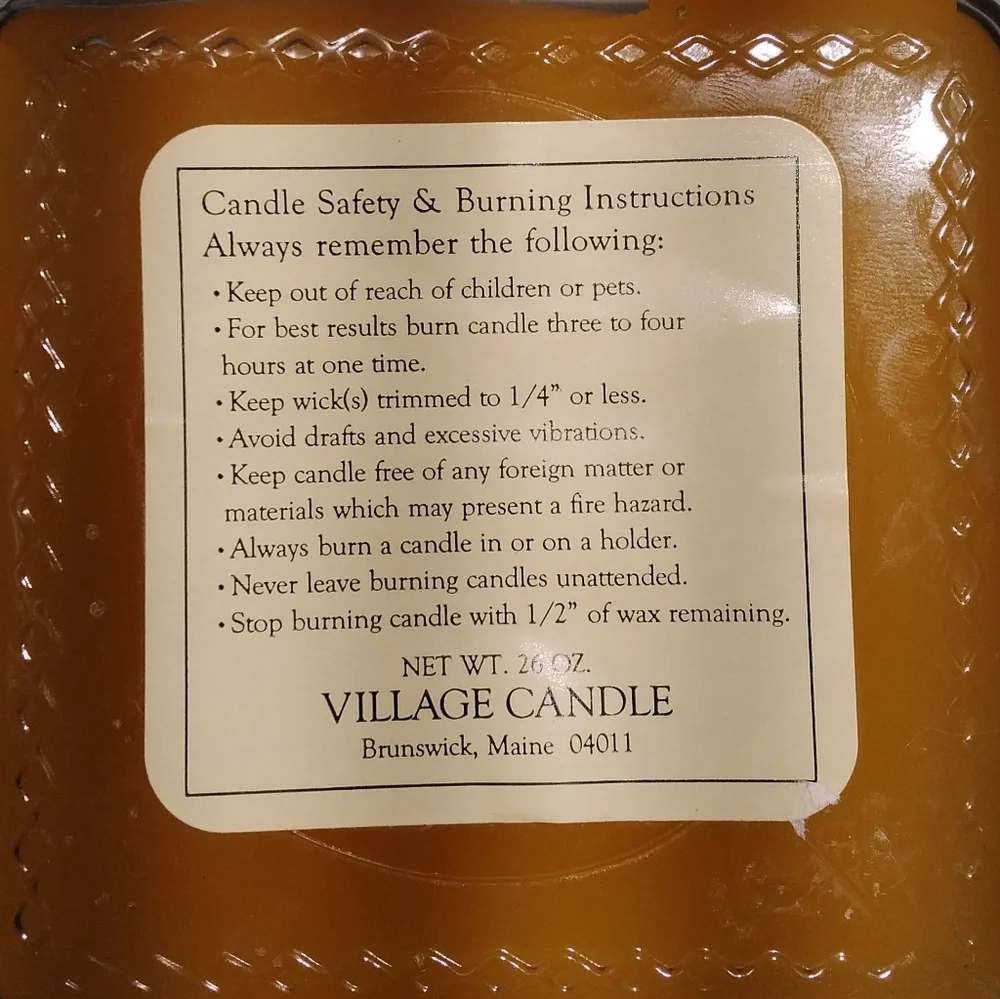 Sugar Cookie Village Candle RARE LIMITED EDITION Vintage Candles Candle Jars